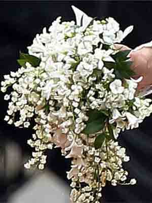 Kate's bouquet had Lily of the valley which means trustworthy 